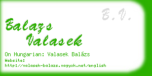 balazs valasek business card